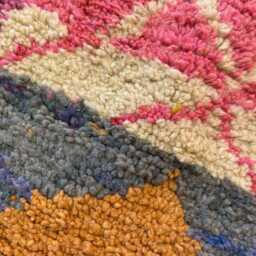 Custom Boujad Rug Handwoven Bohemian Wool Rug - thumbnail 4