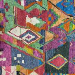 Custom Boujad Rug Handwoven Bohemian Wool Rug - thumbnail 3