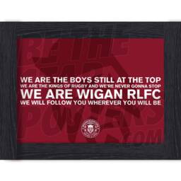 Wigan Warriors Rlfc Chant Poster - Officially Licensed Product - thumbnail 2