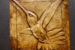 Hummingbird in Flight # 2 Wallsculpture - thumbnail 1
