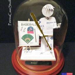 Baseball Player Or Catcher Business Card Sculpture - Any Theme, Hobby, Sport Profession - thumbnail 3