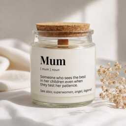 Mum Birthday Gifts Mothers Day Candle, Thank You Mummy Gift From Children - thumbnail 1