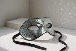 Disco Mirror Mosaic Eye Mask Reflective Rave Accessory