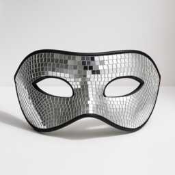 Disco Mirror Mosaic Eye Mask Reflective Rave Accessory - thumbnail 4