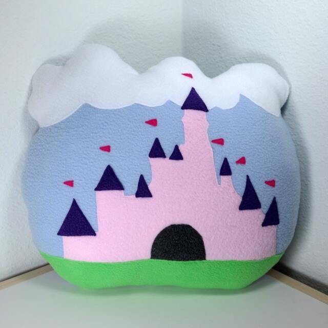 Handmade Fairy Tale Pillow Princess Castle Decorative - image 1