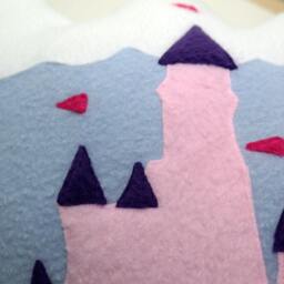 Handmade Fairy Tale Pillow Princess Castle Decorative - thumbnail 4