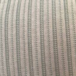 Charente Stripe Linen Cushion Cover, Blue-Green On Stone - thumbnail 2