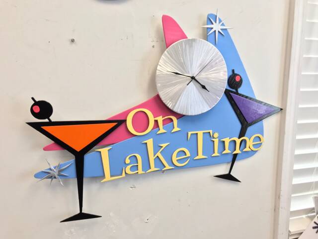 On Lake Time Clock - image 1