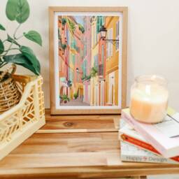 Monaco Art Print, Travel Poster, Art, Monaco, Wall Decor, Gift - thumbnail 2