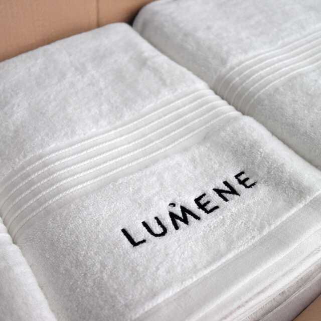 Corporate Logo Towels, Bespoke Towels, Personalised Salon Company Embroidered Towel Uk, Hand Towel, Bath Sheet - image 1