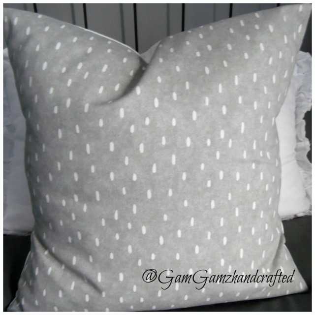 Sprinkling Grey Pillow Covers.toss Pillows.throw Pillows.lumbar Pillows. Grey. Cream. Home Decor Pillows.rain Drops.snow Fall.grays - image 1