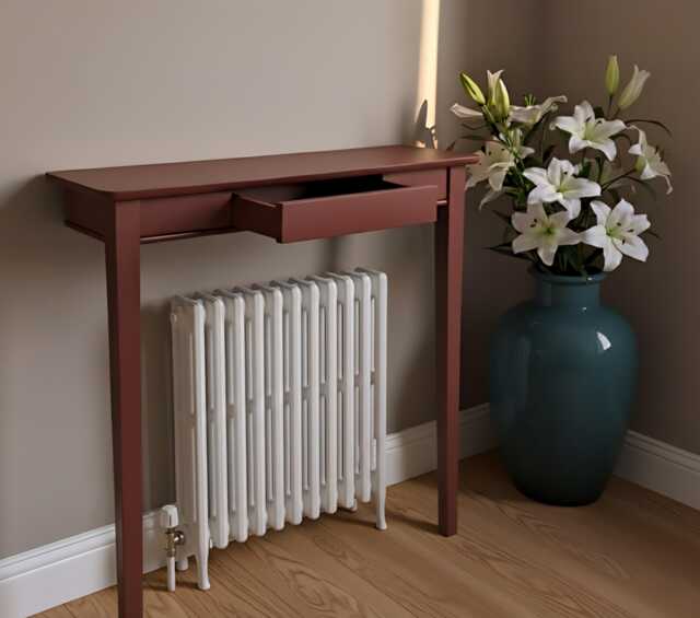 Diy Ready-To-Paint Console Table With Drawer - Unfinished Wood Accent For Entryway Or Hallway - image 1