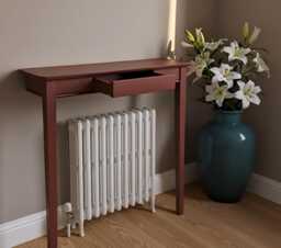 Diy Ready-To-Paint Console Table With Drawer - Unfinished Wood Accent For Entryway Or Hallway - thumbnail 1