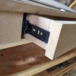 Diy Ready-To-Paint Console Table With Drawer - Unfinished Wood Accent For Entryway Or Hallway - thumbnail 4