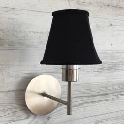 Black Empire Candle Shade - Lampshade Chandelier Lampshades Clip On Lampshades Retro Lampshade Wall Light - thumbnail 2
