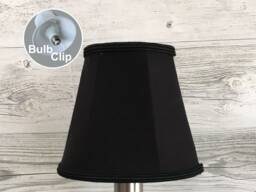 Black Empire Candle Lampshade - Retro Chandelier Wall Light Shade