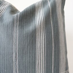 Black Neutral Tribal Hemp Hand Woven Natural Dye Color Lumbar Pillow Cover - thumbnail 2