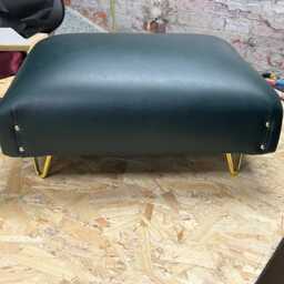 Real Leather Bespoke Footstool - thumbnail 2