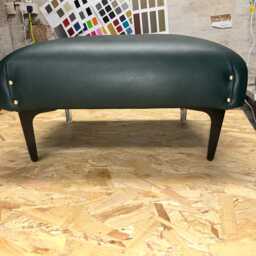Real Leather Bespoke Footstool - thumbnail 3
