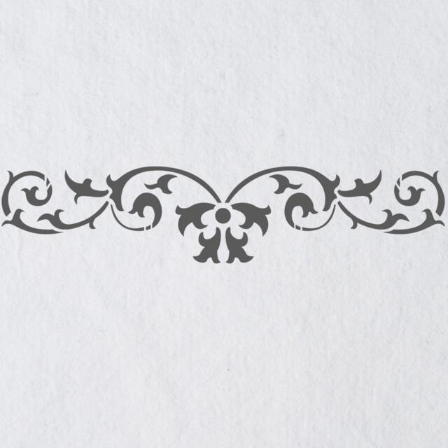 Wall Stencils Border Stencil Pattern 067 Reusable Template For Diy Wall Decor - image 1