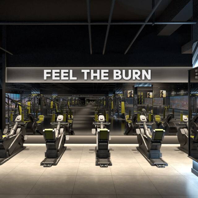 Feel The Burn, Gym Wall Art, Quotes, Decor, Gym, Stickers, 3D, 3D Hangings, Signs, Gift - Skufetb - image 1