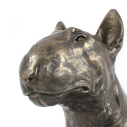 Bullterrier, Dog Statue On Marble Base, Limited Edition, Artdog. Made Of Cold Cast Bronze. Perfect Gift. Limited Edition - thumbnail 4