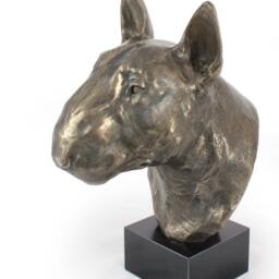Bullterrier, Dog Statue On Marble Base, Limited Edition, Artdog. Made Of Cold Cast Bronze. Perfect Gift. Limited Edition - thumbnail 2