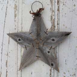 Rustic Star Tree Topper-Primitive Star-Christmas Star-Modern Country Star-Barn Star-Farmhouse Decor-Decor For Tree, Garland, Swags & Wreaths - thumbnail 2