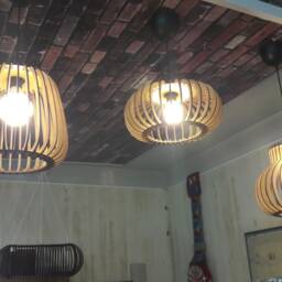 Lamp1/Wooden Hanging Lamp Pendant Lighting Laser Cut Design Lamp - thumbnail 4