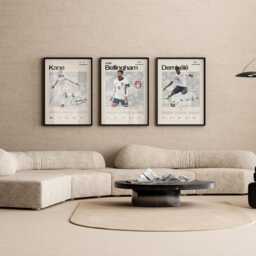 Harry Kane England Poster, Football Stats Wall Art, Soccer Print, World Cup Golden Boot Gift, Sports Decor - thumbnail 4