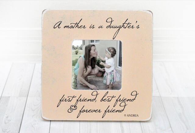 Personalized Mother's Day Picture Frame Gift For Mom, From Daughter, Mother Daughter Frame - image 1