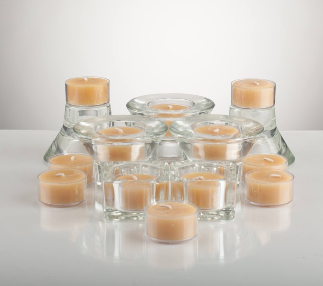 Fragrance Oil Scented Beeswax Tealight Candles - image 1