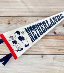 The Netherlands Felt Pennant Flag/Wall Hanging Banner Holland Amsterdam Dutch Delft Clogs Tulips Windmills Vacation Souvenir - thumbnail 3