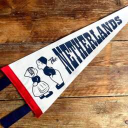 The Netherlands Felt Pennant Flag/Wall Hanging Banner Holland Amsterdam Dutch Delft Clogs Tulips Windmills Vacation Souvenir - thumbnail 2