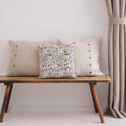 Linen Pillow Cover. Washed Linen Pillowcase With Buttons. Stylish Custom Size Pillow For Living Room - thumbnail 2