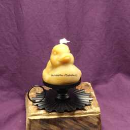 Pure Beeswax Candle With Duck Motif - thumbnail 4