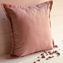 Pink Cushion in Pure Cotton, Decorative Pillow, Coordinate, Italian Fabric, Pink Pillows, Coordinable - thumbnail 3