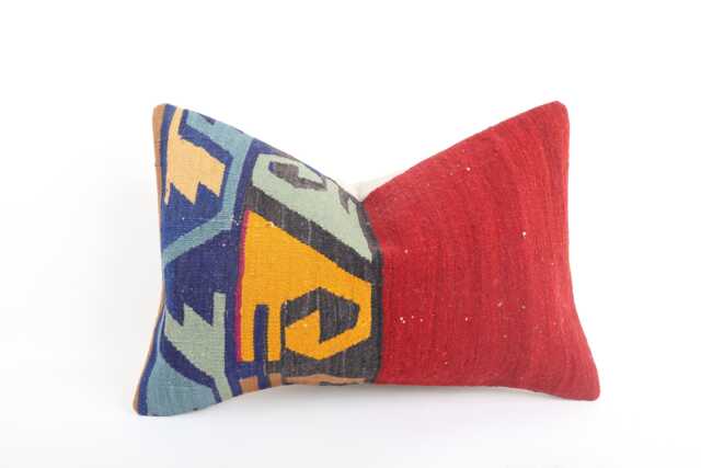 16x24 Turkish Kilim Pillow Cover Vintage Wool Boho Sham - image 1