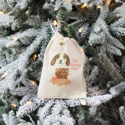 Happy Birthday Dog Ornament - Ornaments Christmas Dog- Gifts Under 30 - thumbnail 2