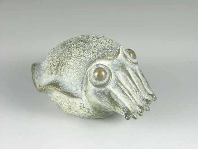 Cuttlefish/Squid Bronze Sculpture - Yolk Art Sculpture - image 1