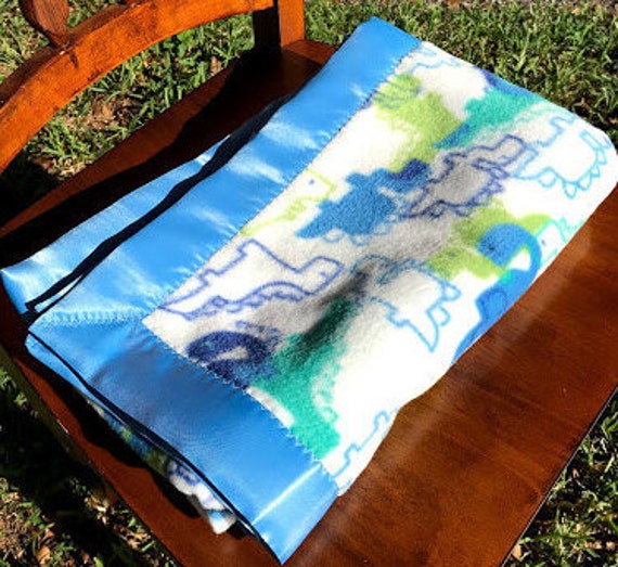 Satin Bordered Fleece Baby Blanket - image 1