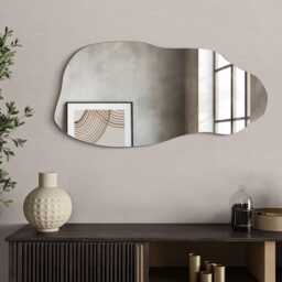 Amorphic Frameless Mirror, Irregular Luxury Decorative Mirror Organic Bathroom Aesthetic - thumbnail 1