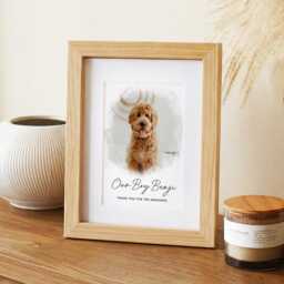 Birthday Photo Print. Personalised Keepsake Gift. Framed Wall Art For Home. Use Your Own. Custom Made. Gift For Her - thumbnail 4