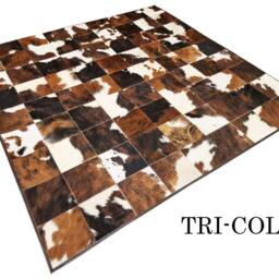 Cowhide Rug - Custom Made - Handmade Patchwork Area/Runner Any Size Possible - thumbnail 4
