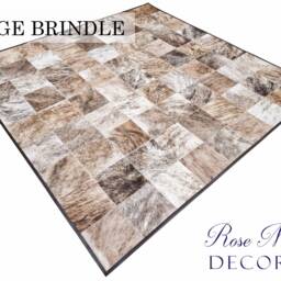 Cowhide Rug - Custom Made - Handmade Patchwork Area/Runner Any Size Possible - thumbnail 2