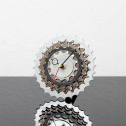 Bicycle Clock, Sprocket Unique Bike Industrial Decor, Decorative Contemporary Boyfriend Gift, Husband Gift - thumbnail 2