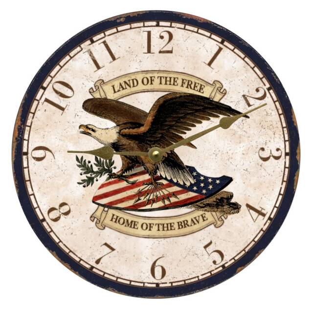 American Clock - Eagle Wall Clock - image 1