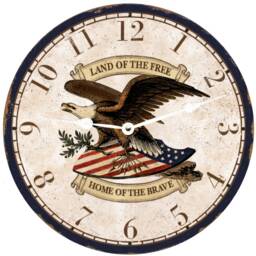 American Clock - Eagle Wall Clock - thumbnail 3