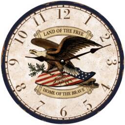 American Clock - Eagle Wall Clock - thumbnail 2