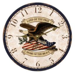 American Clock - Eagle Wall Clock - thumbnail 1